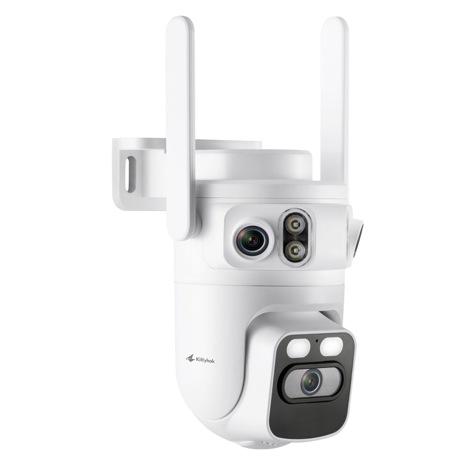 Triple Lens 2K Wireless Security Camera Outdoor, 24/7 Record, 360° PTZ ...